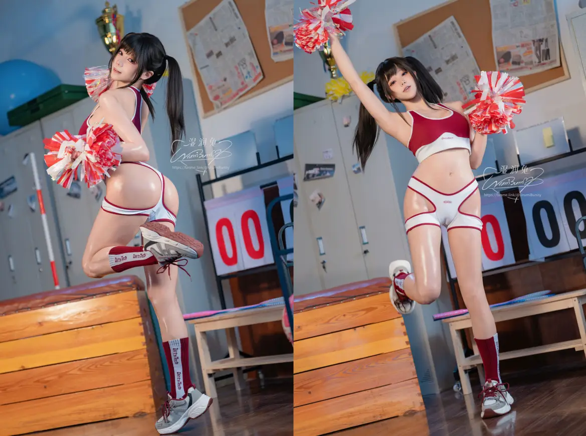 Yiko湿润兔 – 2026年8月作品『首席啦啦队员』[126photos + 3video] photo 2